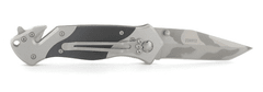 Herbertz 226912 kapesní záchranářský nůž 8,6 cm, nerez, černá, G10