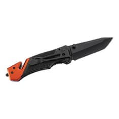 Herbertz 203911 záchranářský nůž 8 cm, černo-oranžová, hliník