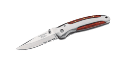 Herbertz 256410 kapesní nůž 7,6 cm, dřevo Pakka, ocel