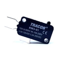 Tracon Electric Mikrospínač s plastovým čepem 15mm Balení: 2 ks