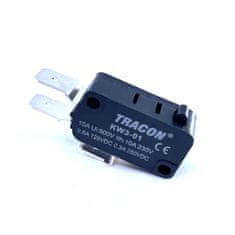 Tracon Electric Mikrospínač s plastovým čepem 15mm Balení: 2 ks