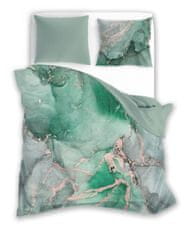 Faro Francouzské povlečení bavlněný satén Minerál Light green Bavlna, Satén, 220/200, 2x70/80 cm