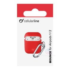 CellularLine Bounce pouzdro pro Airpods, Barva Červená Červená