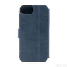 FIXED ProFIT kožené pouzdro na iPhone SE / 8 / 7, černé Modrá