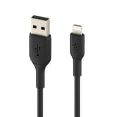 Belkin BoostCharge Lightning - USB kabel 15cm, bílý Černá 3 metry