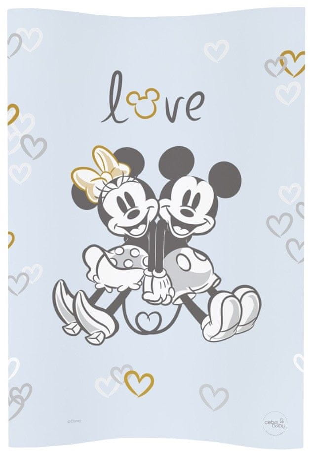 Ceba Baby Podložka přebalovací měkká COSY 50x70 Disney Minnie & Mickey Blue