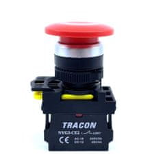 Tracon Electric Hřibové tlačítko červené 