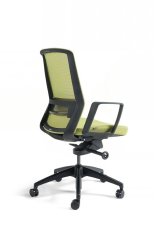 bestuhl Kancelářská židle J17 s fixními područkami bez podhlavníku, zelená