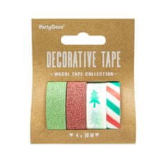 Decor By Glassor Vánoční sada dekorativních lepících pásek