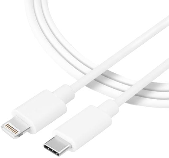 Tactical Smooth Thread Cable USB-C/Lightning 2m White (57983104162)