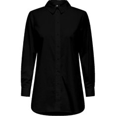 Jacqueline de Yong Dámská košile JDYTABITHA Relaxed Fit 15236283 Black (Velikost 38)