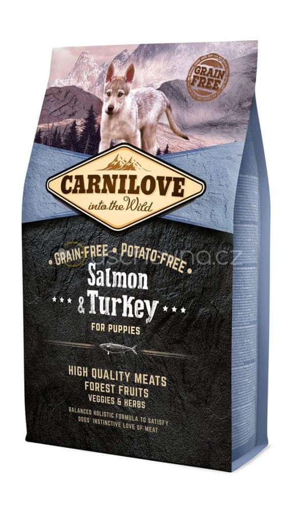 Levně Carnilove Salmon & Turkey for Puppies 4 kg