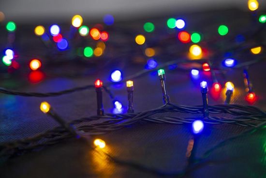 MAGIC HOME Řetěz Vánoce Serpens, 100 LED multicolor, 8 funkcií, 230 V exteriér