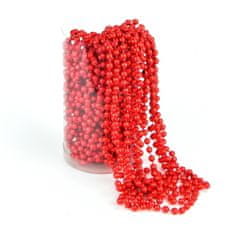 Dommio Perlový řetěz červený, dlouhý 15 m
