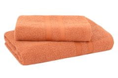 Emba Trade Set ručníku a osušky PRINTA hnědý