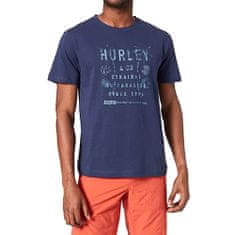 Hurley Pánské triko , Igloo | HSP21SMT01462 | 410 - MIDNIGHT NAVY | M