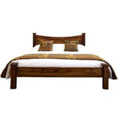 Massive Home Dřevěná postel 180x200 z palisandrového dřeva Massive Home Irma III
