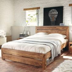 Massive Home Dřevěná postel 180x200 Ruby palisandr