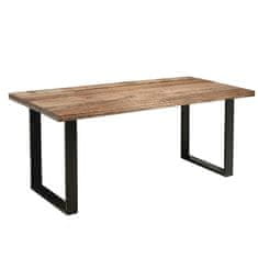 Massive Home Jídelní stůl z mangového dřeva Metal II 50