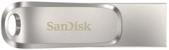 SanDisk Ultra Dual Drive Luxe, 32GB, stříbrná (SDDDC4-032G-G46)