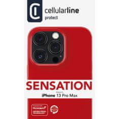CellularLine Sensation kryt pro iPhone 13 Pro Max Červená