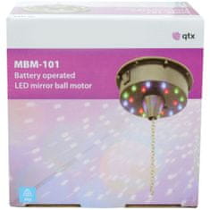 QTX MBM-101 Motor pro zrcadlové koule s LED diodami, 6 ot./min
