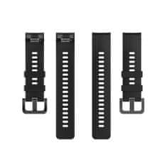 BStrap Silicone řemínek na Honor Watch GS Pro, black