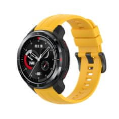 BStrap Silicone řemínek na Honor Watch GS Pro, yellow