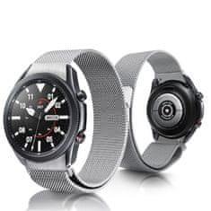 BStrap Milanese řemínek na Samsung Galaxy Watch 4 / 5 / 5 Pro / 6, silver