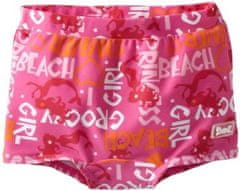 Baby Banz Plavky s UV růžové Graffiti vel.6 5 - 6 let