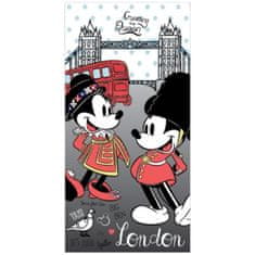 SETINO Plážová osuška Minnie & Mickey Mouse v Londýně