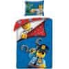 Bavlněné ložní povlečení LEGO City - Policajt vs. vězeň
