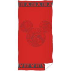 Carbotex Plážová osuška Mickey Mouse - Disney - červená