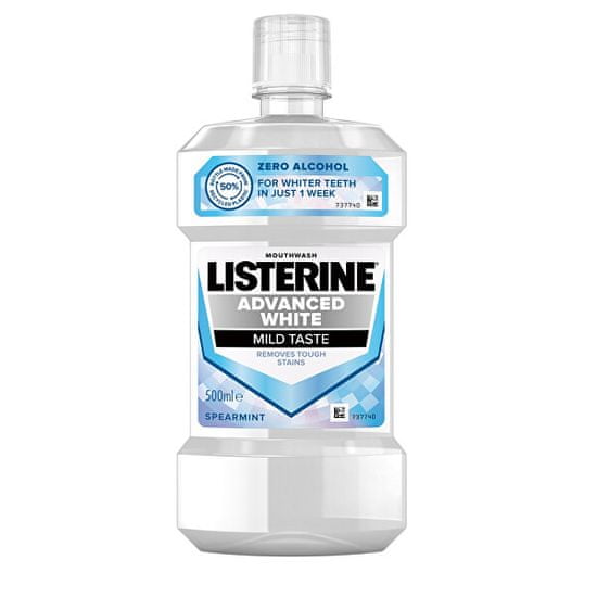 Listerine Ústní voda s bělicím účinkem Advanced White Mild Taste