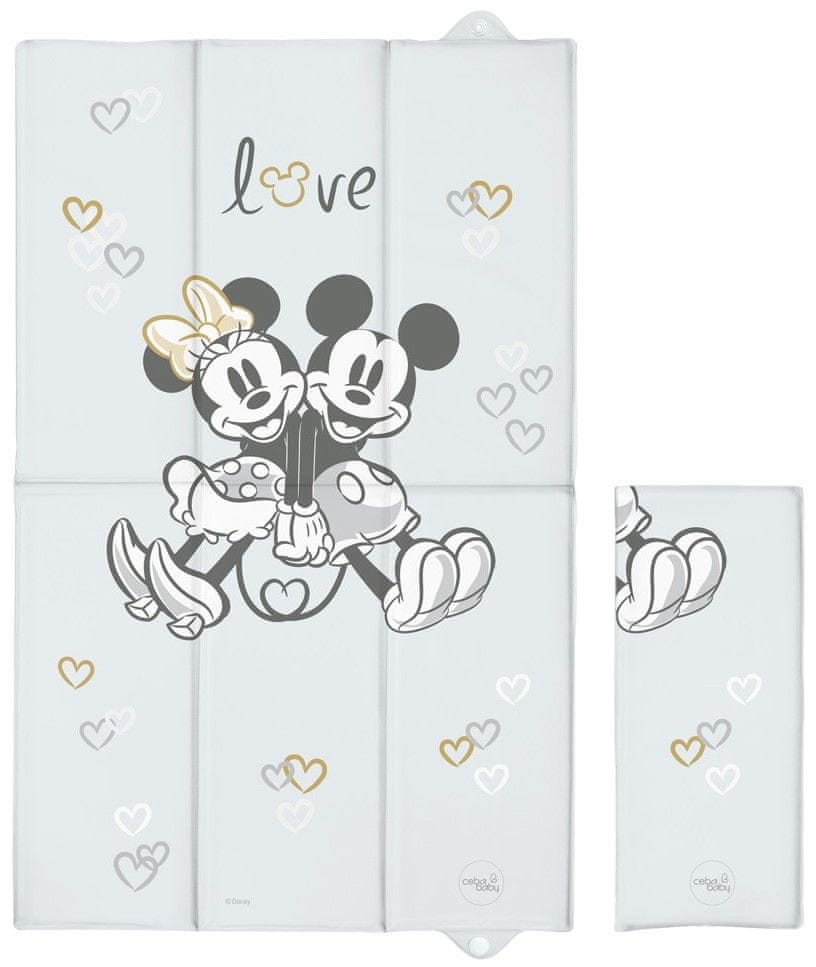 Ceba Baby Podložka přebalovací cestovní 50x80 Disney Minnie & Mickey Grey
