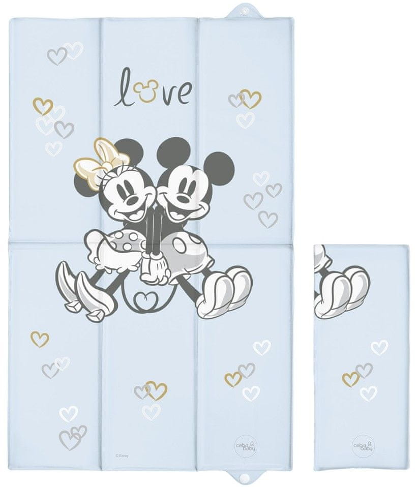 Levně Ceba Baby Podložka přebalovací cestovní 50x80 Disney Minnie & Mickey Blue
