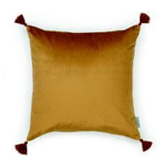 CAMENGO Dekorační polštář COULISSE OCRE, 45 x 45 cm