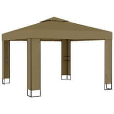 shumee Altán s dvojitou střechou 3 x 3 x 2,7 m taupe 180 g/m2