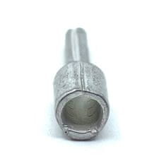 Neizolované Cu lisovací kabelové kolíky kulaté 2,5mm2 / L=16,7mm 100 ks