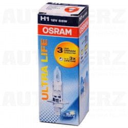 Osram Autožárovka 12V H1 55W - Osram Ultra Life 3x delší životnost 1ks