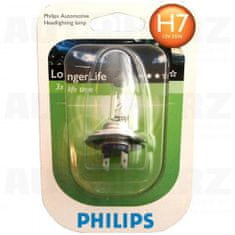 Philips Autožárovka 12V H7 55W - Philips Long Life 3x delší životnost 1ks