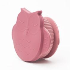 InnoGIO silikonová miska s víčkem GIOfresh Owl Pink