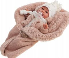 Rappa CLARA - realistická panenka miminko se zvuky 34 cm