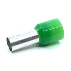 Izolovaná kabelová dutinka zelená 16mm2 / L=22,2mm 100 ks