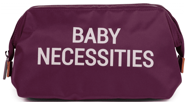 Childhome Toaletní taška Baby Necessities Aubergine