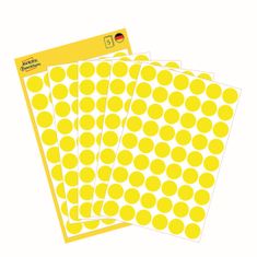 Avery Zweckform Kulaté značkovací etikety 3144 | Ø 12 mm, 270 ks, žlutá