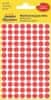 Avery Zweckform Kulaté značkovací etikety 3010 | Ø 8 mm, 416 ks, červená