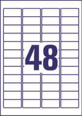 Avery Zweckform Odolné etikety L4778-8 | 45,7x21,2 mm, 8xA4, 384 ks, bílá