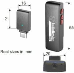 AudioDesign PMU LV 2.4G miniaturní bezdrátový systém
