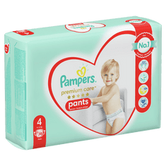Pampers Plenkové kalhotky Premium Care Pants 4 (9-15 kg) Maxi 38 ks